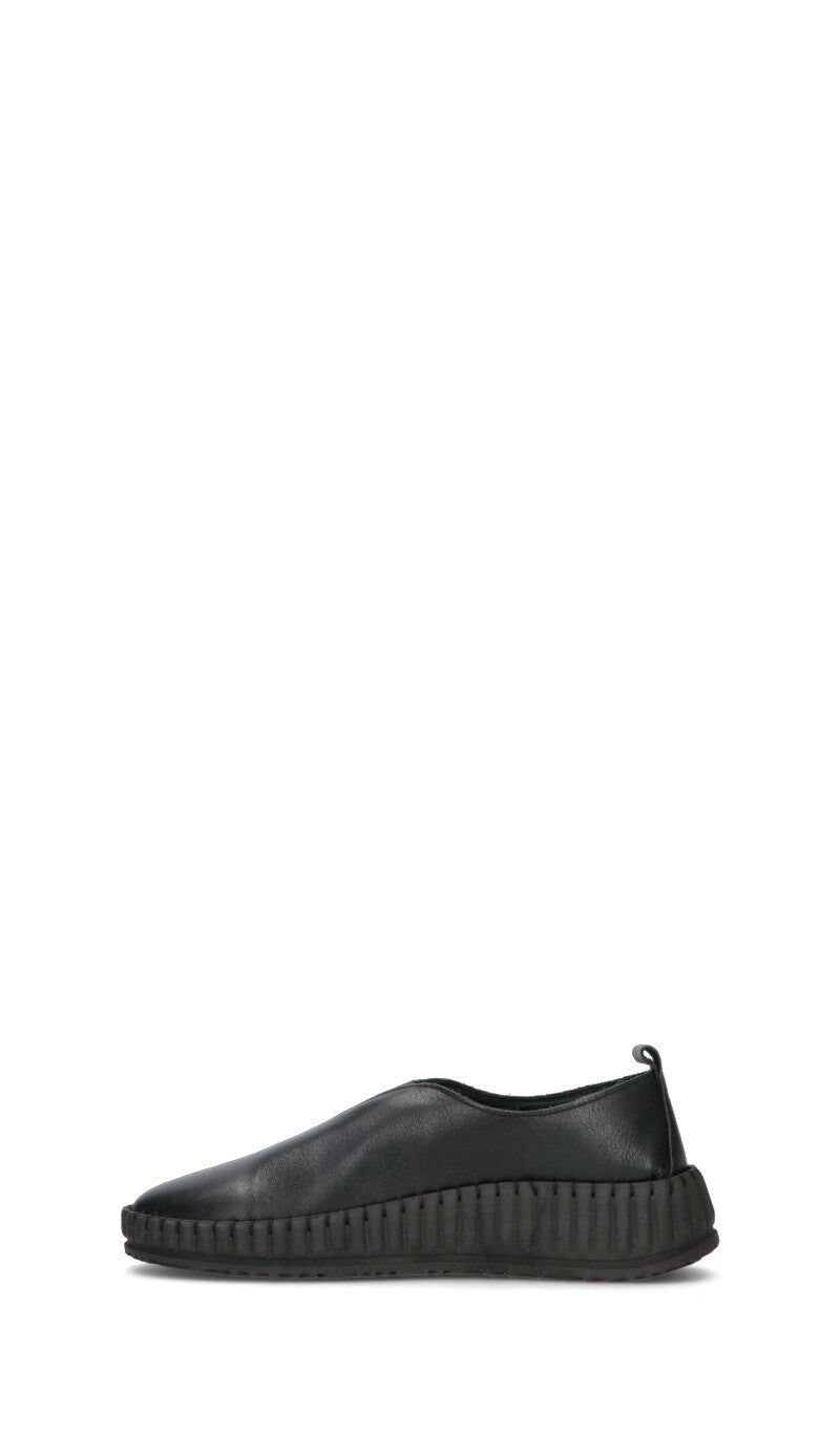 VARIOPINTO Slip-on donna nera in pelle