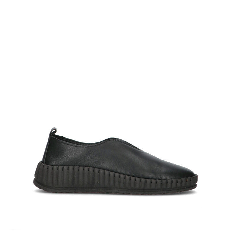 VARIOPINTO Slip-on donna nera in pelle