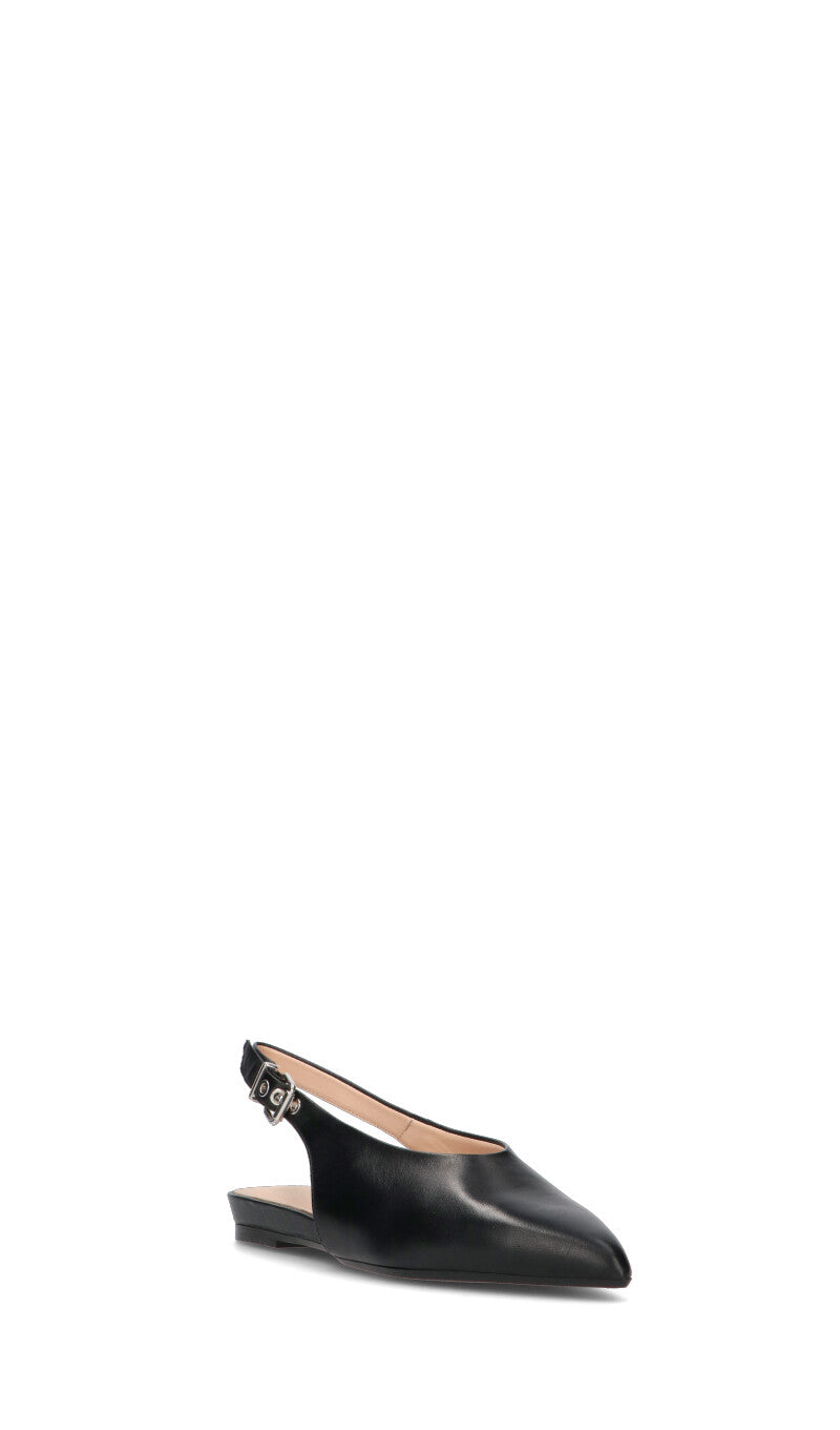 ROBERTA GINEPRI Slingback donna nera in pelle