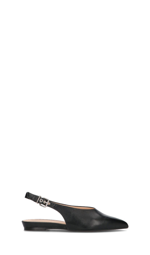 ROBERTA GINEPRI Slingback donna nera in pelle