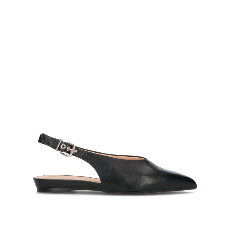 ROBERTA GINEPRI Slingback donna nera in pelle