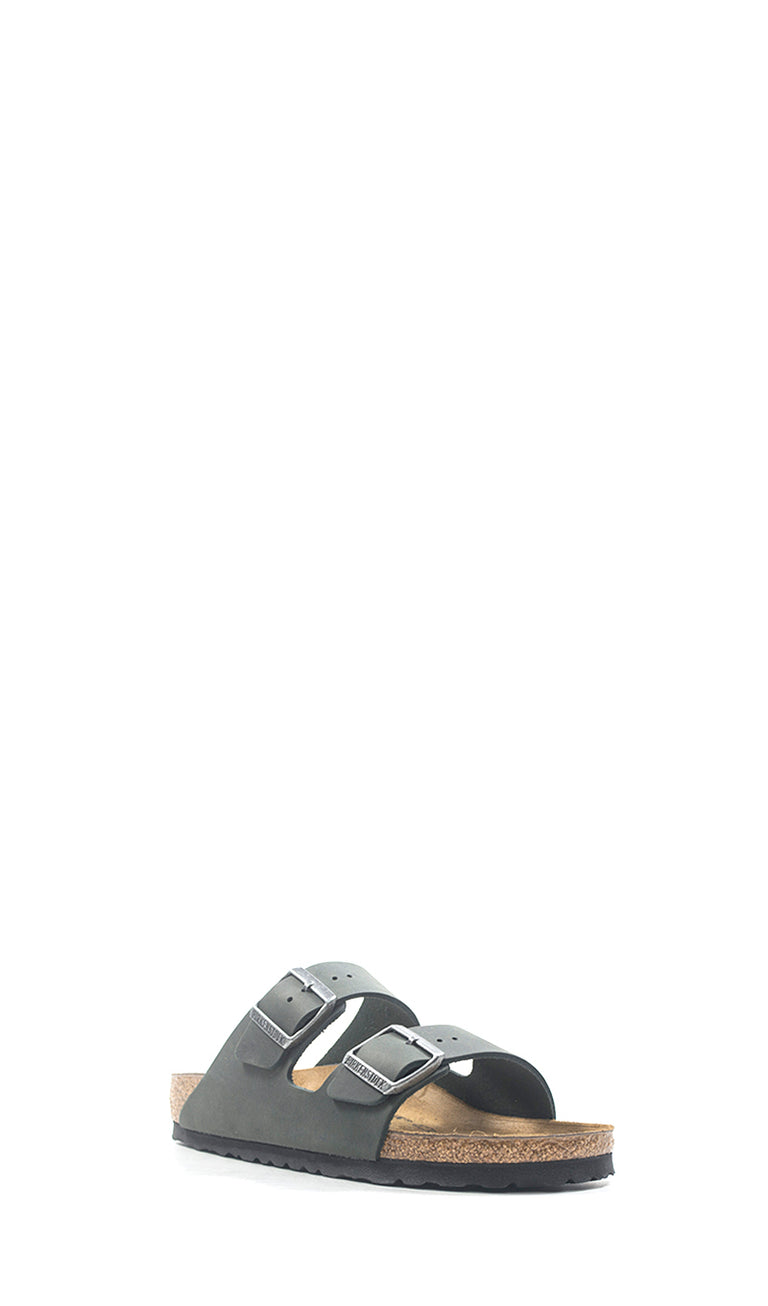 BIRKENSTOCK ARIZONA Ciabatta donna nera in pelle