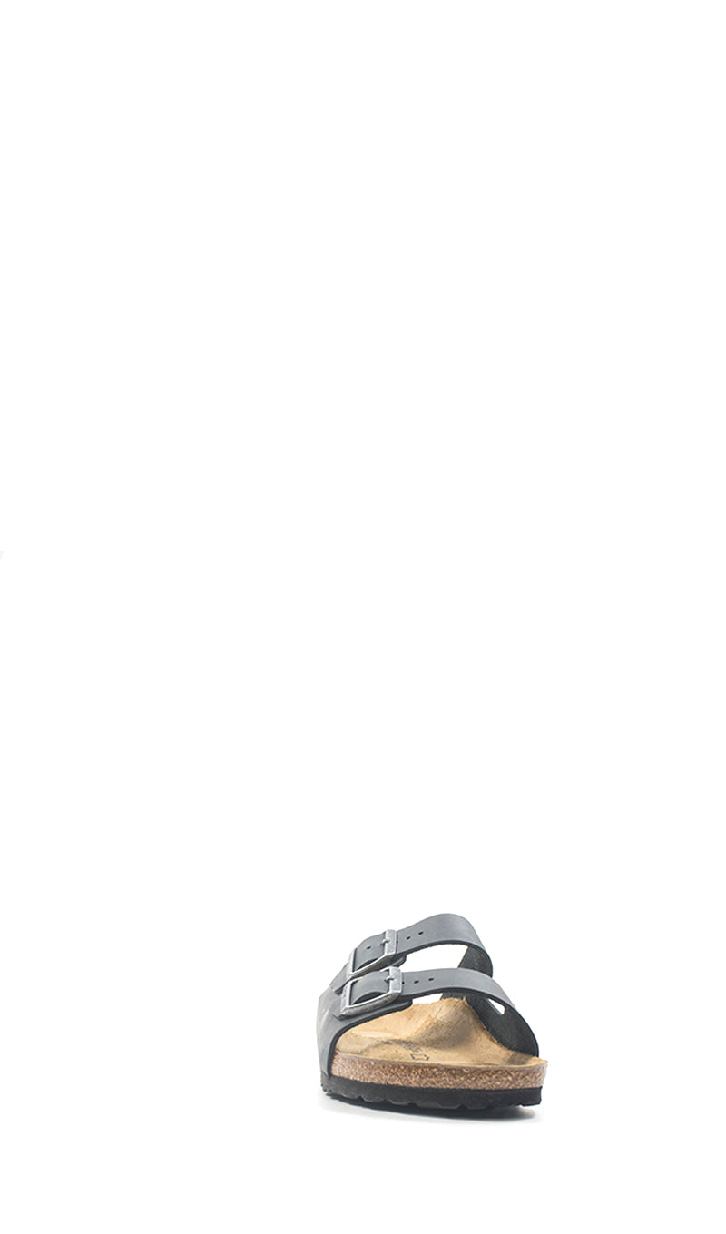 BIRKENSTOCK ARIZONA Ciabatta uomo nera in pelle