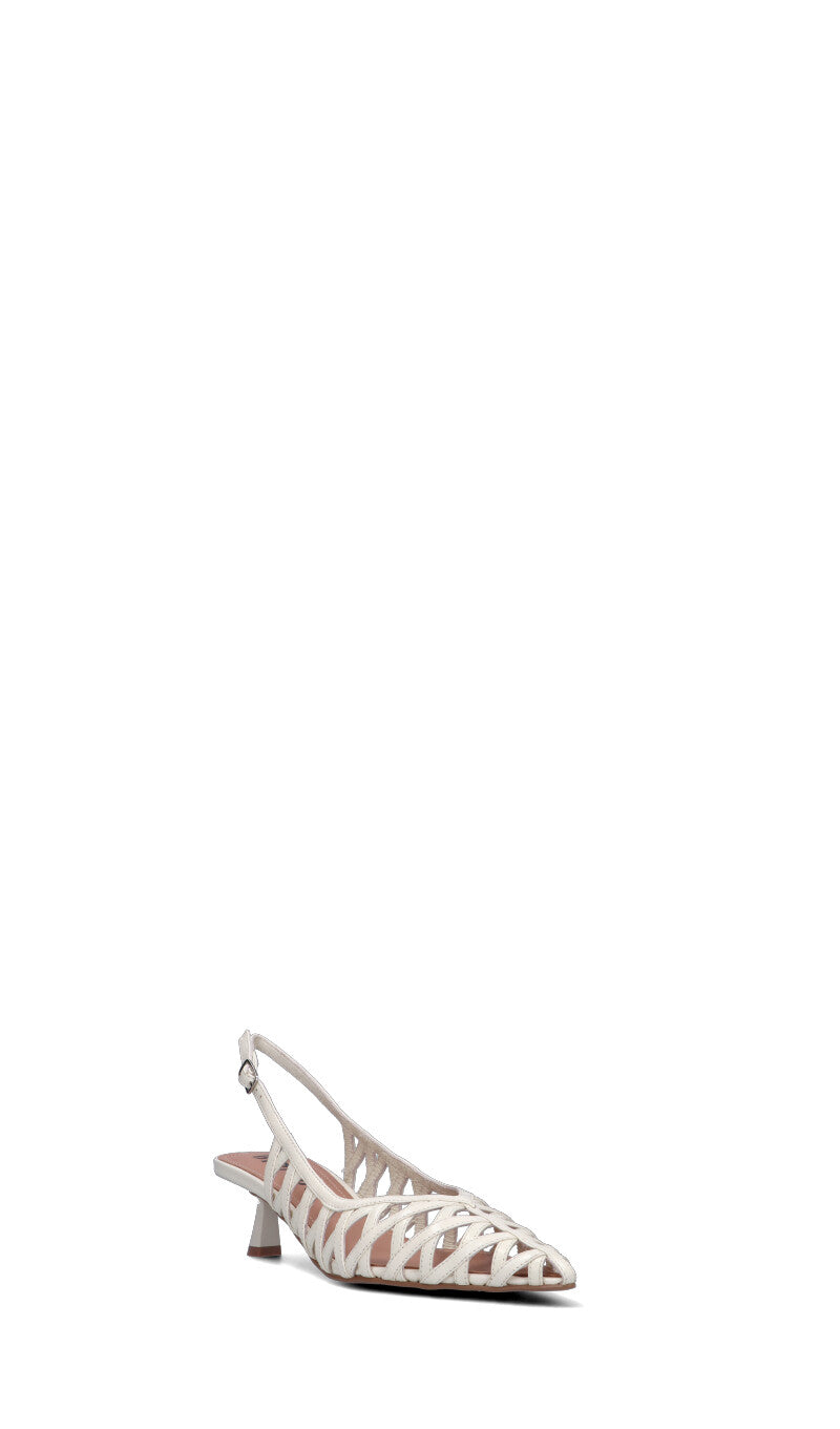 BIBI LOU Slingback donna bianca in pelle