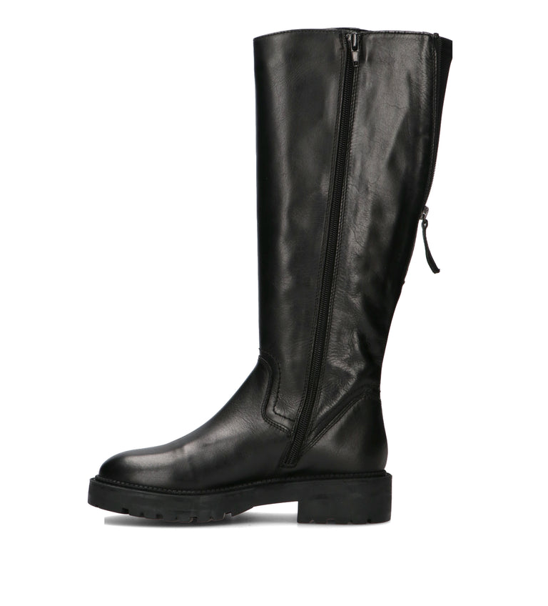 ROBERTA GINEPRI Stivale donna nero in pelle