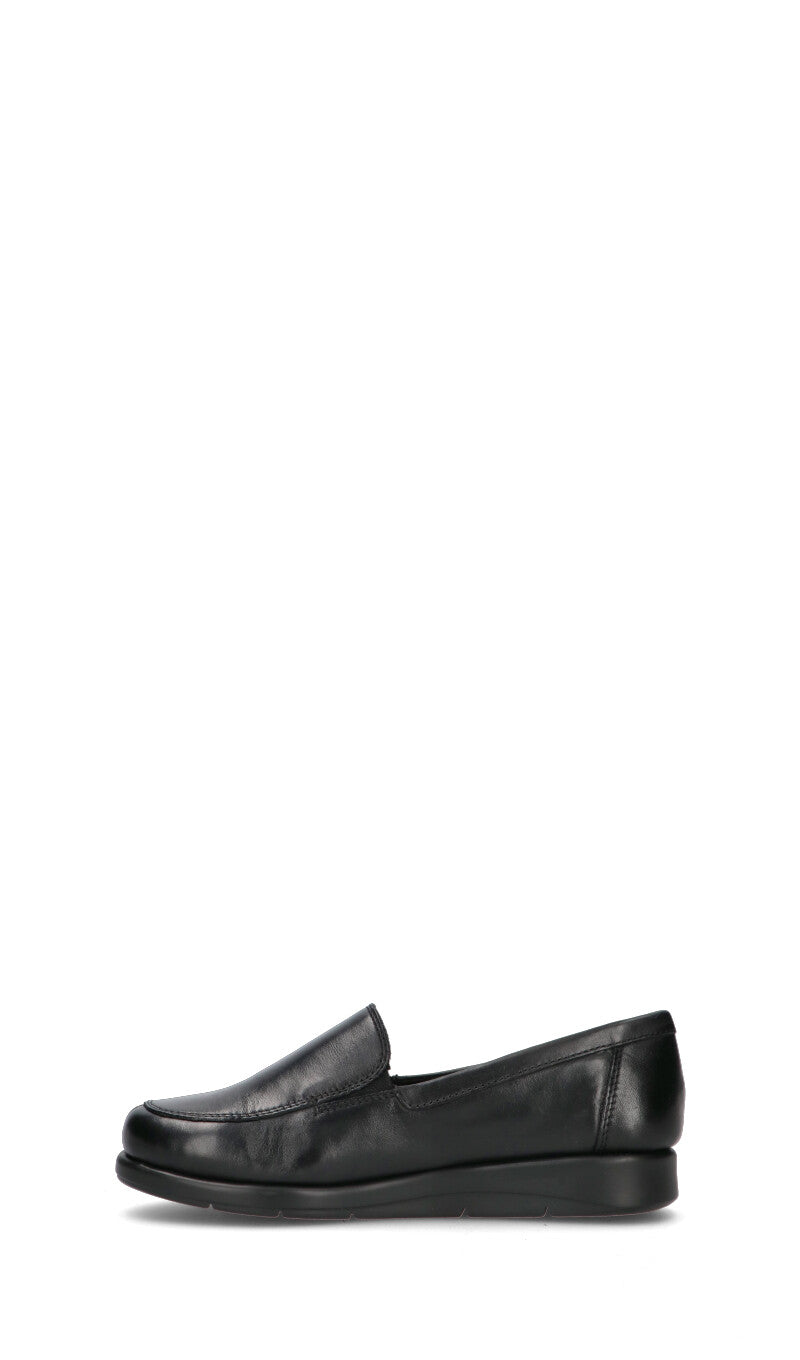 GRAFIA Mocassino donna nero in pelle