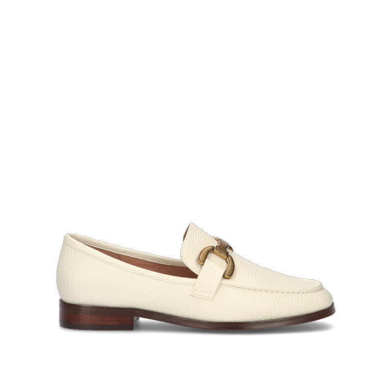 BIBI LOU Mocassino donna bianco in pelle