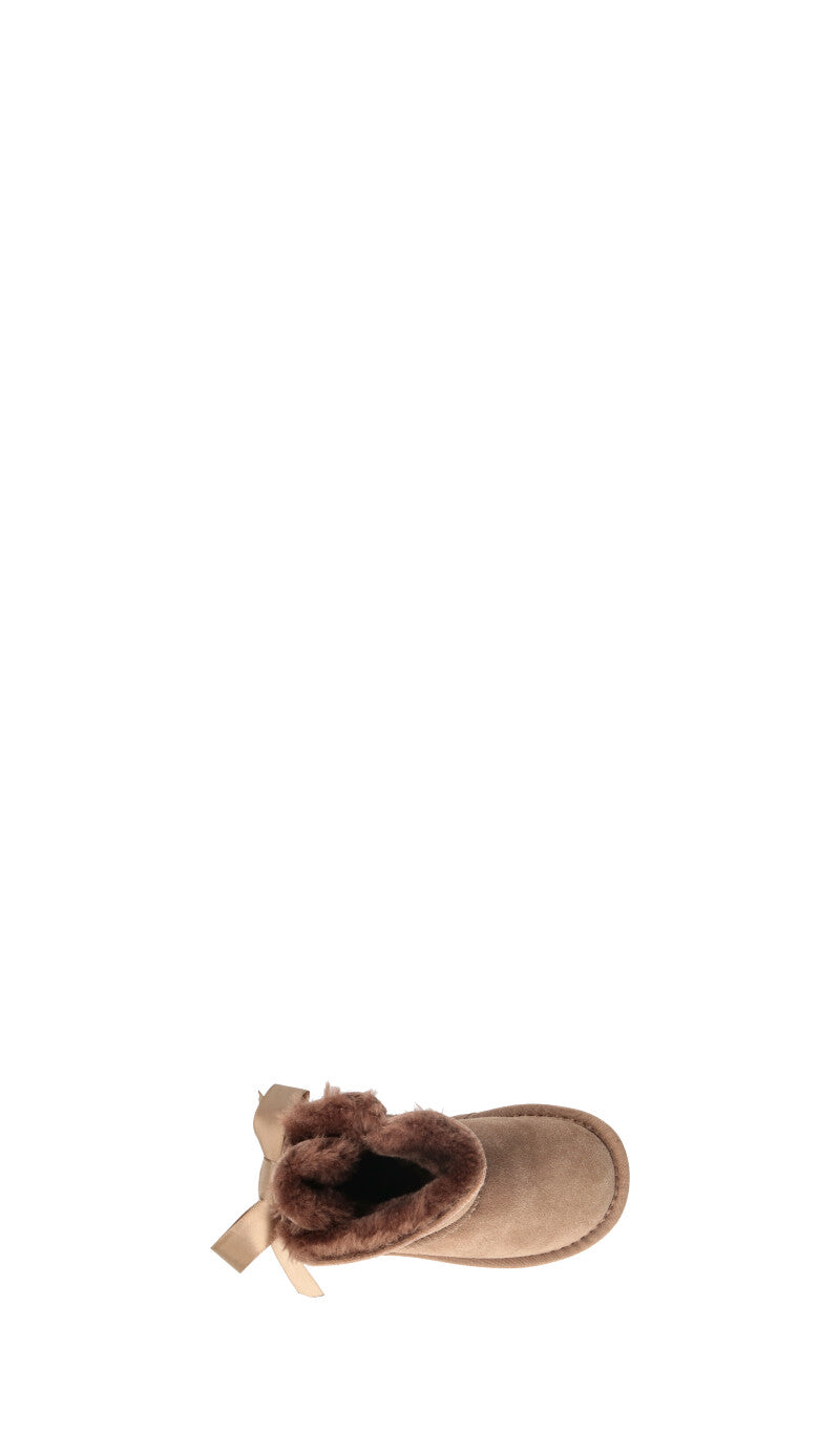 EMIDI' Stivaletto pelo bimba toffee in suede