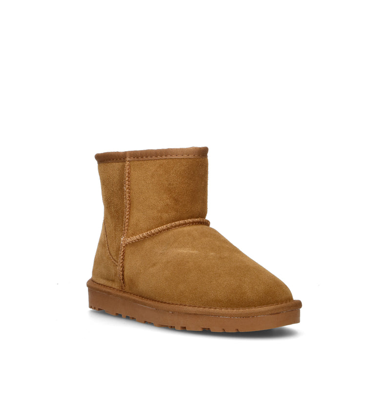 EMIDI' Stivaletto pelo donna marrone in suede