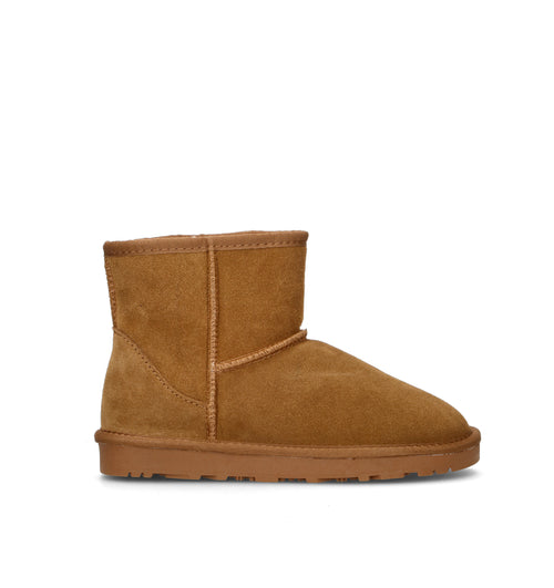 EMIDI' Stivaletto pelo donna marrone in suede