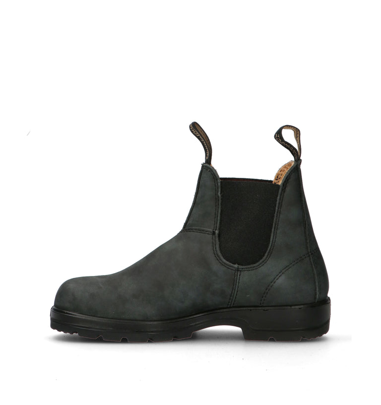 BLUNDSTONE Beatles donna nero in nabuk