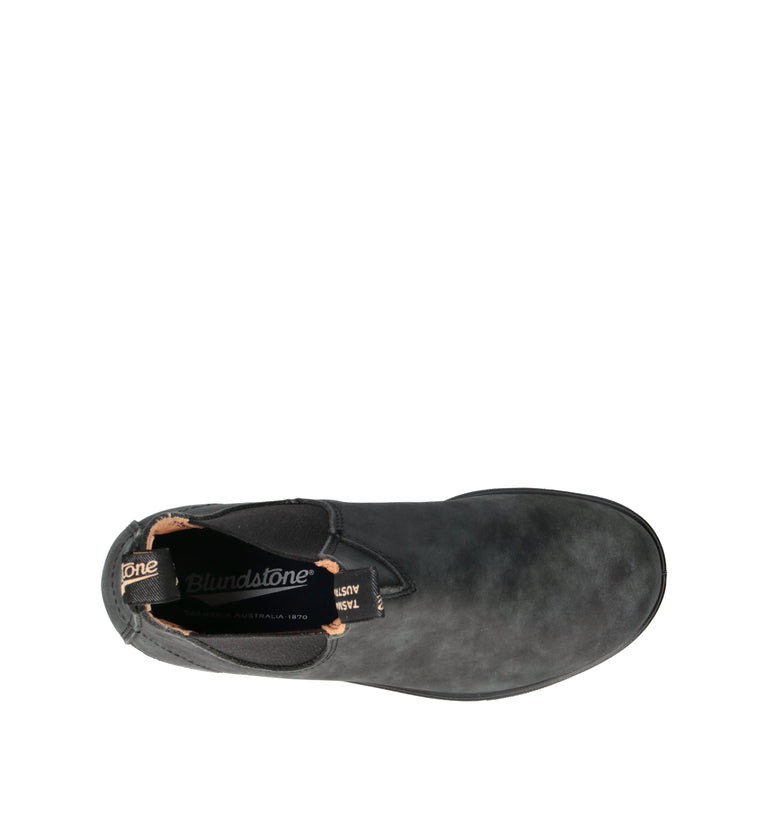 BLUNDSTONE Beatles donna nero in nabuk