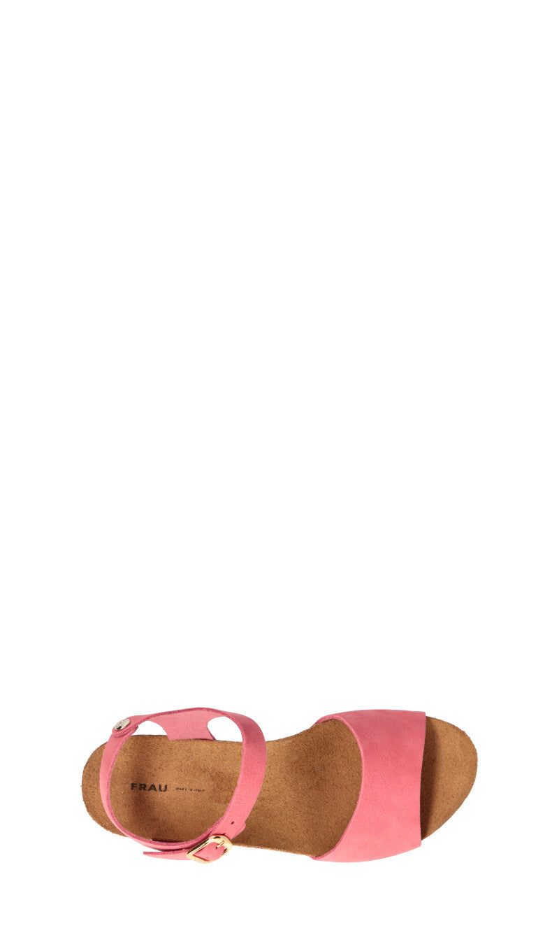 FRAU Sandalo donna rosa in pelle