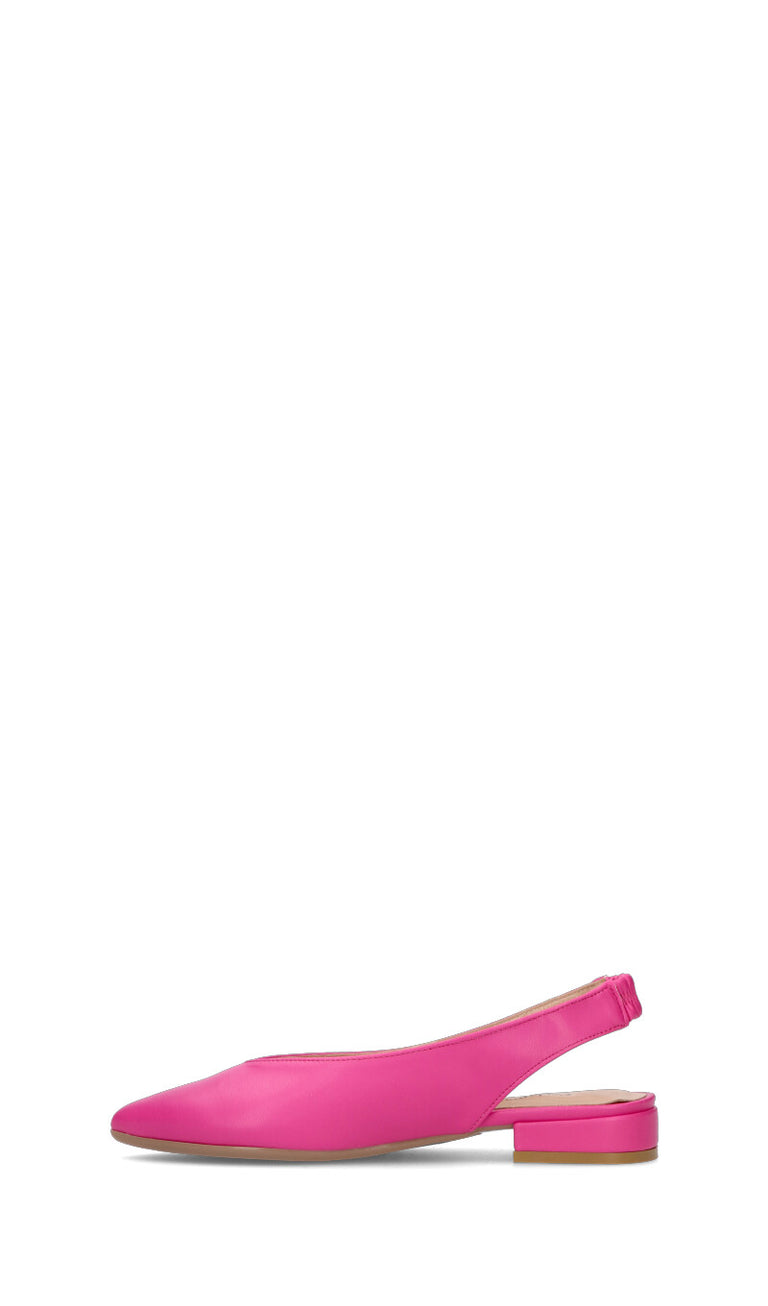 PERLAMARINA Slingback donna rosa in pelle