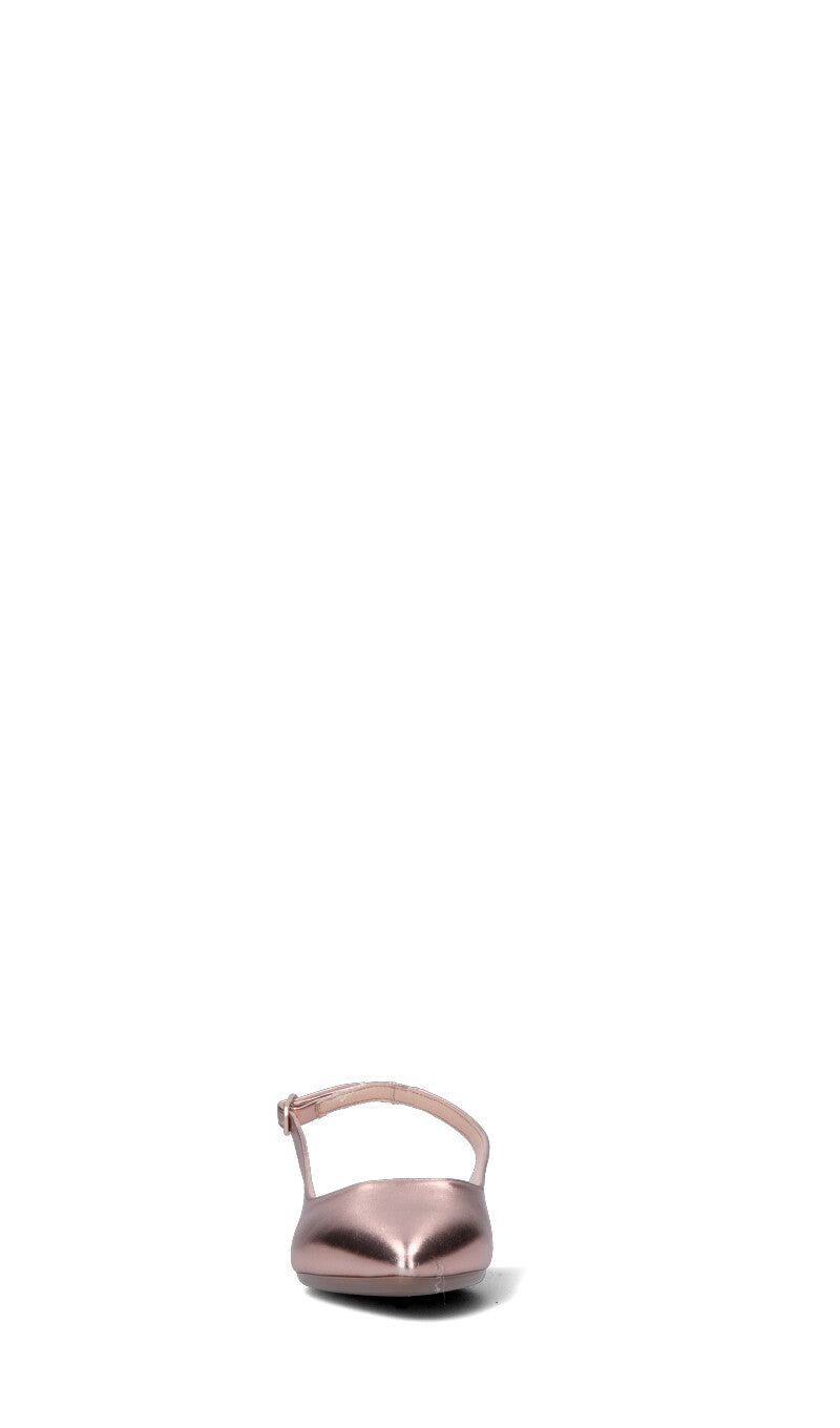 PERLAMARINA Slingback donna rosa in pelle