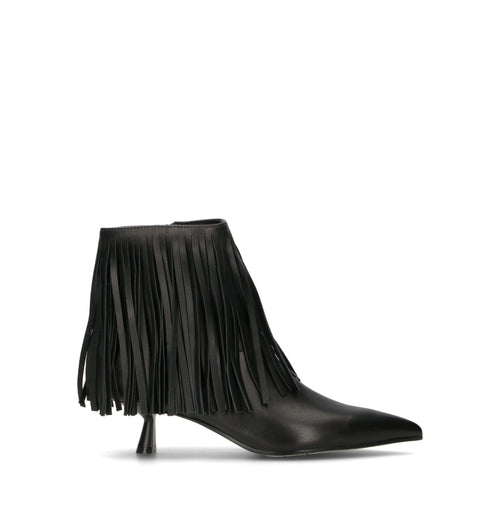 BIBI LOU Tronchetto donna nero in pelle