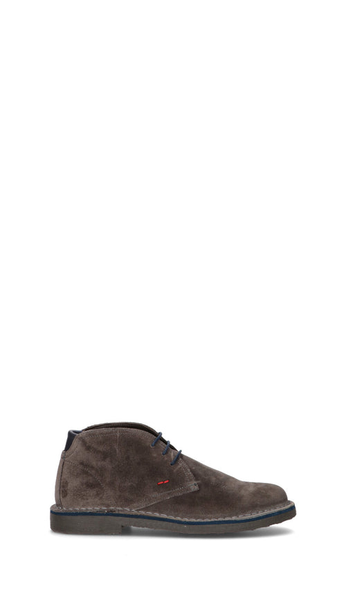 MEZZETINTE Polacchino uomo grigio in suede