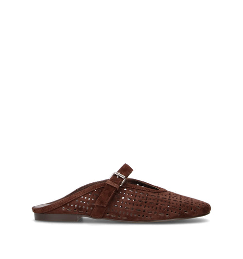 BIBI LOU Sabot donna marrone in suede