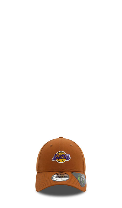 NEW ERA - Cappello 'LA Lakers' marrone in materiale sostenibile