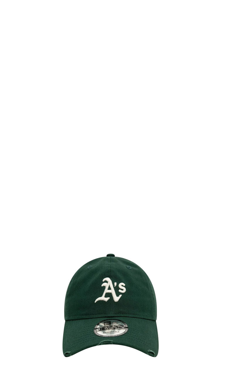 NEW ERA 9TWENTY Cappello 'Oakland Athletics' distressed verde