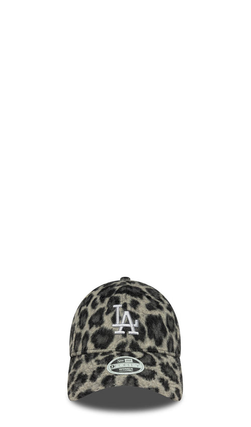 NEW ERA 9FORTY WOMEN Cappello 'NY Yankees' leopardato grigio