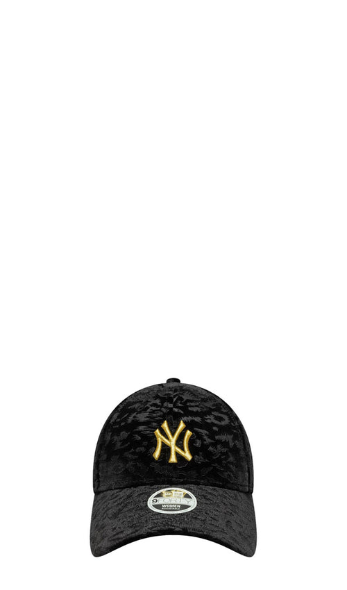 NEW ERA 9FORTY WOMEN Cappello 'NY Yankees' nero in velluto