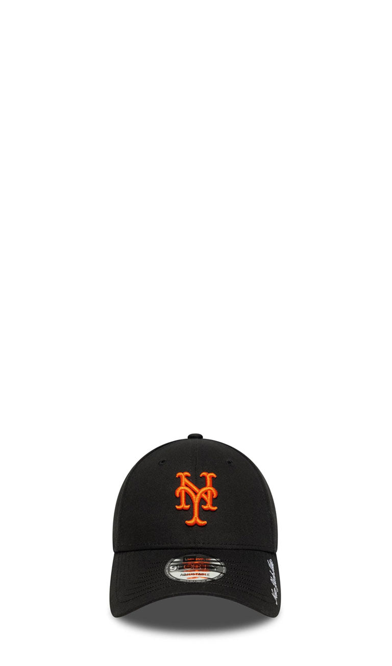 NEW ERA 9FORTY Cappello  'NY Yankees' nero logo arancione