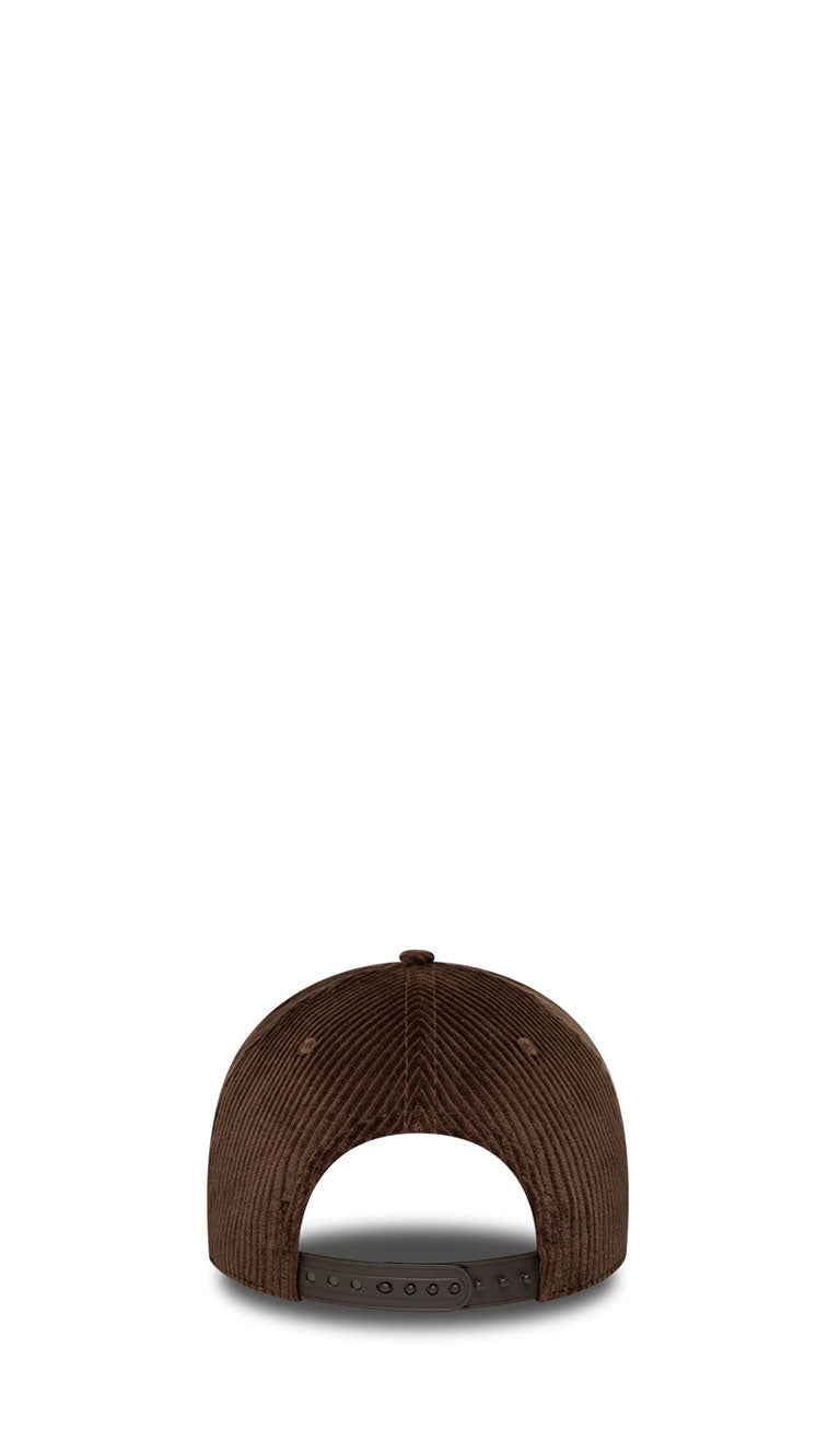NEW ERA E-FRAME Cappello 'NY Yankees' marrone in velluto