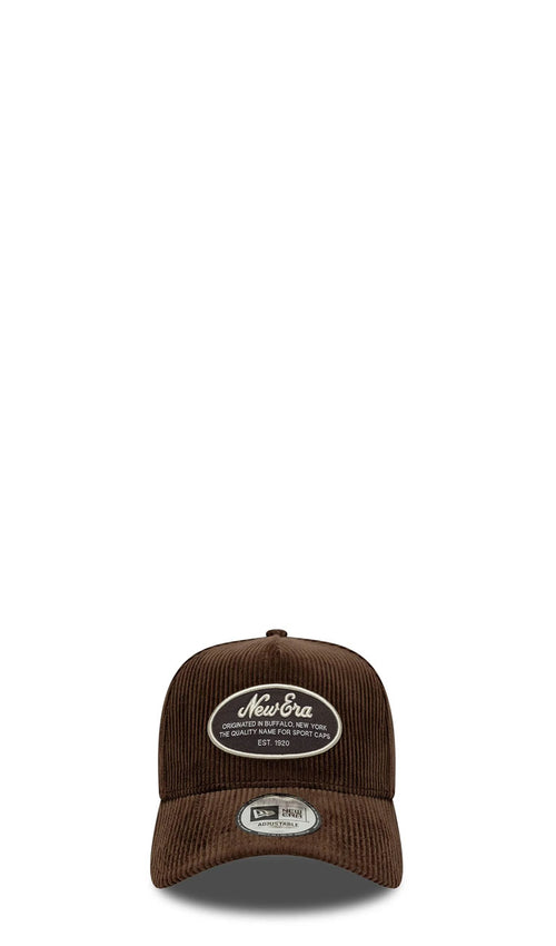 NEW ERA E-FRAME Cappello 'NY Yankees' marrone in velluto