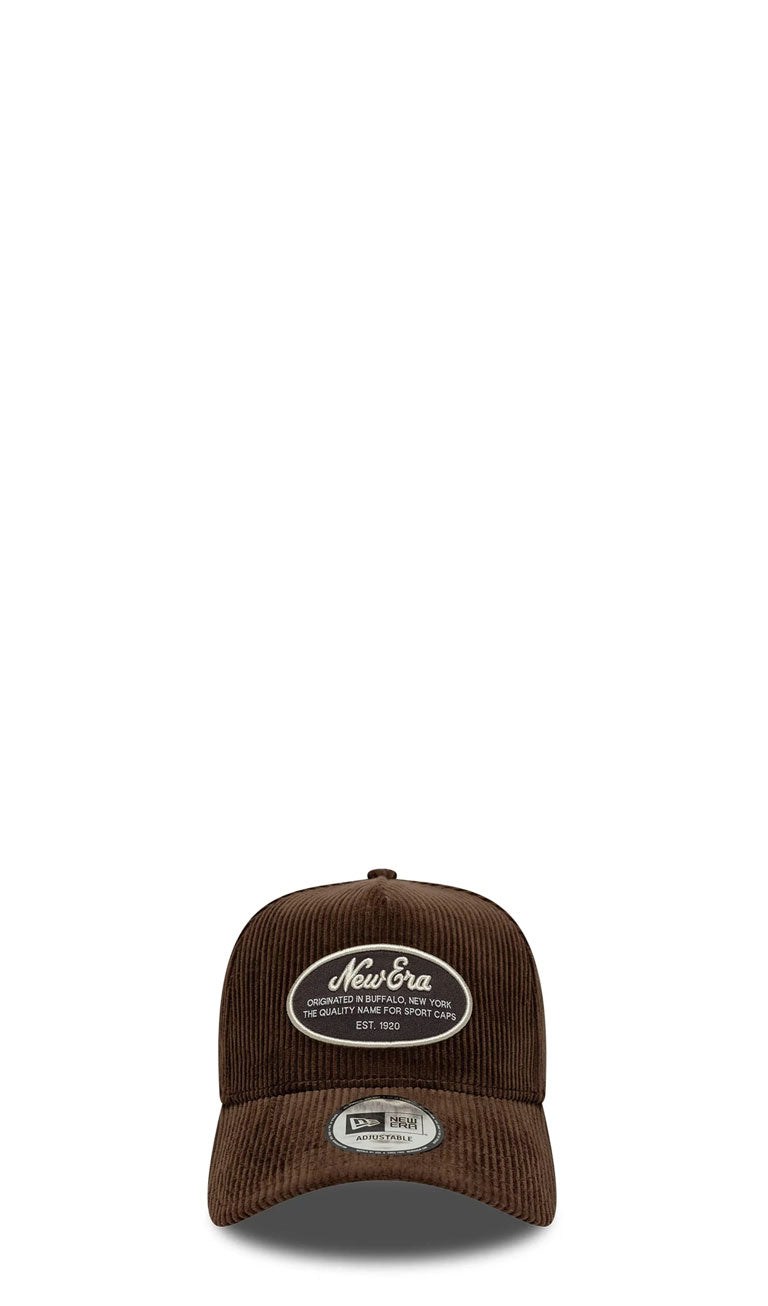 NEW ERA E-FRAME Cappello 'NY Yankees' marrone in velluto