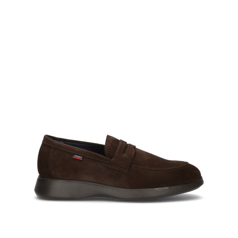 CALLAGHAN Mocassino uomo marrone in suede