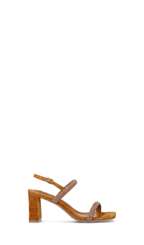 BIBI LOU Sandalo donna marrone in suede