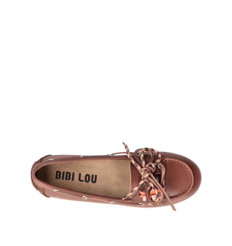 BIBI LOU Mocassino donna cuoio in pelle