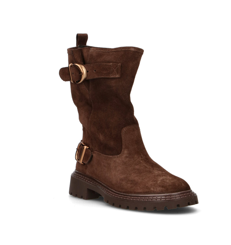 PIXY Tronchetto donna marrone in suede