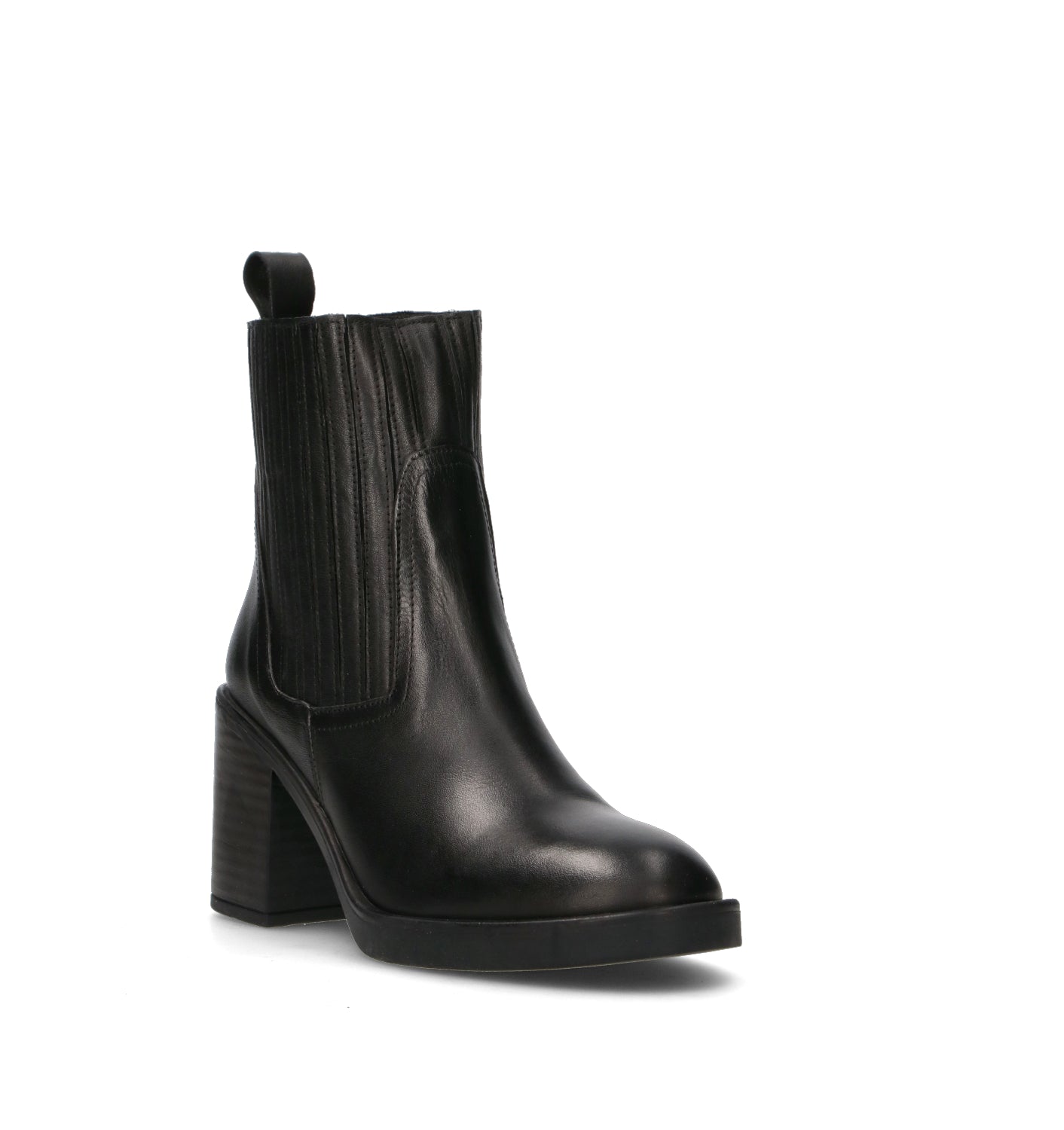 PIXY Tronchetto donna nero in pelle