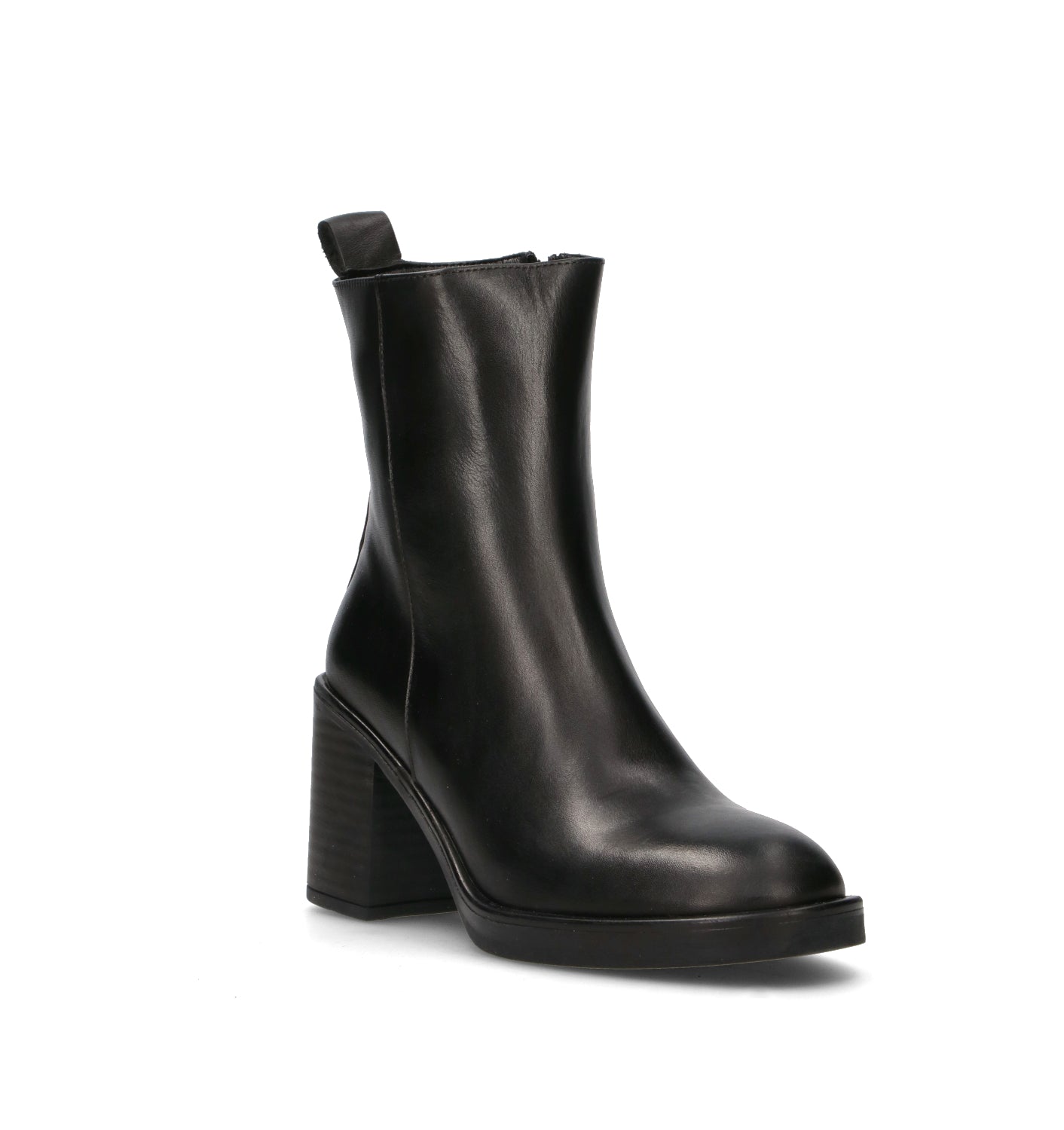 PIXY Tronchetto donna nero in pelle