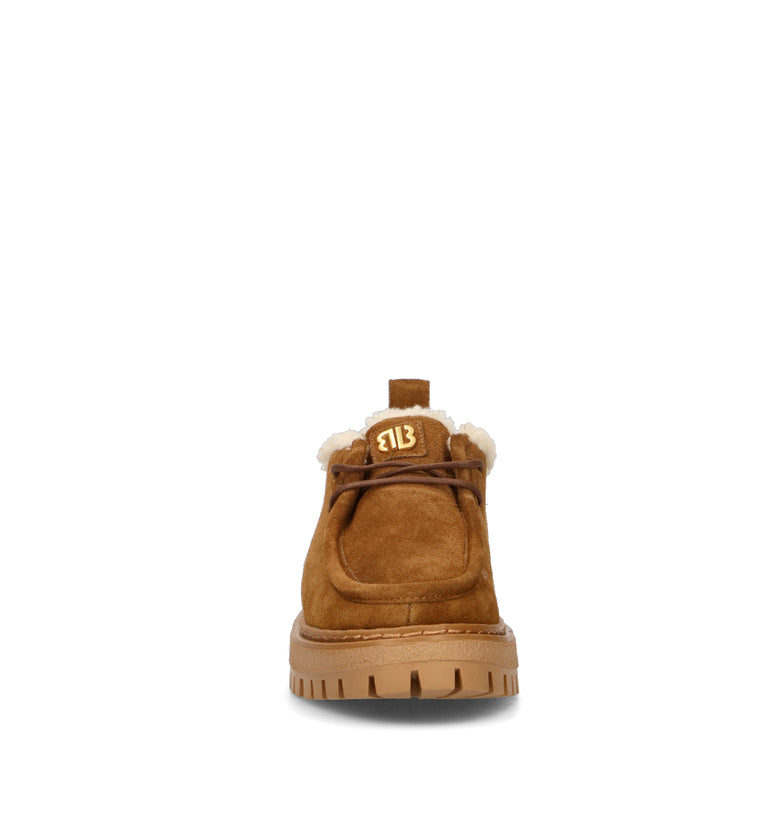 BIBI LOU Stringata donna cuoio in suede