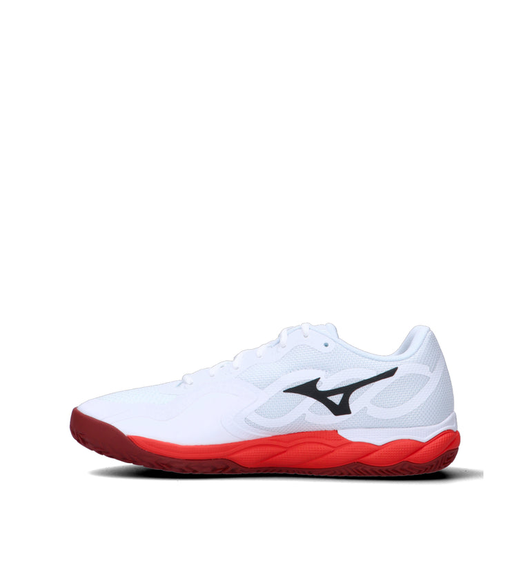 MIZUNO WAVE ENFORCE COURT CC Scarpa tennis uomo bianca