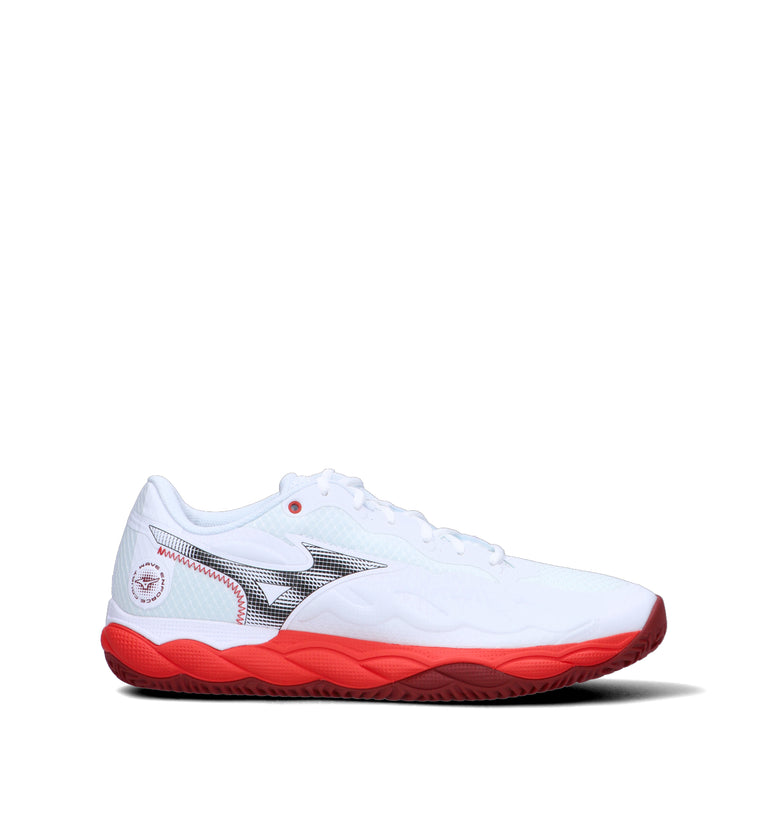 MIZUNO WAVE ENFORCE COURT CC Scarpa tennis uomo bianca