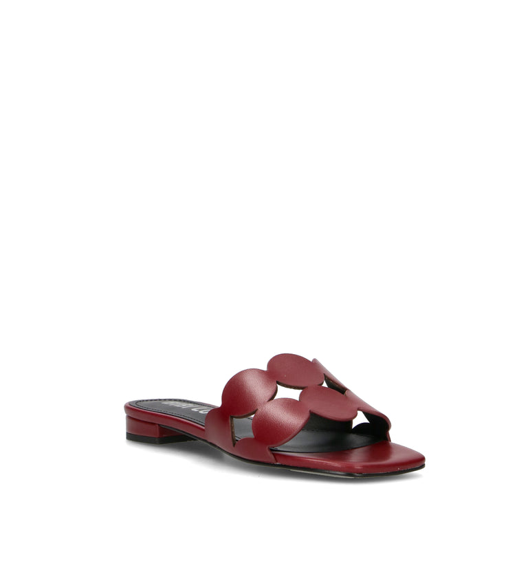 BIBI LOU Ciabatta donna burgundy in pelle