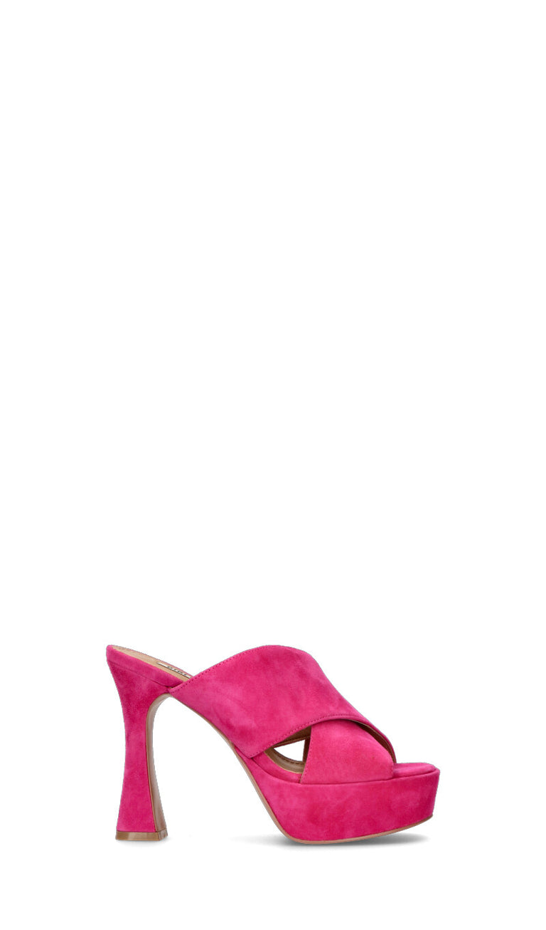 BIBI LOU Ciabatta donna fucsia in suede