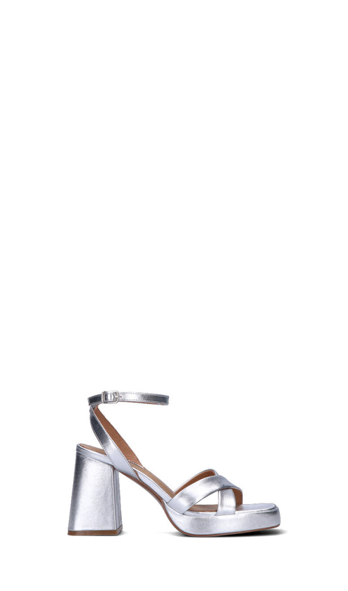 BIBI LOU Sandalo donna argento in pelle
