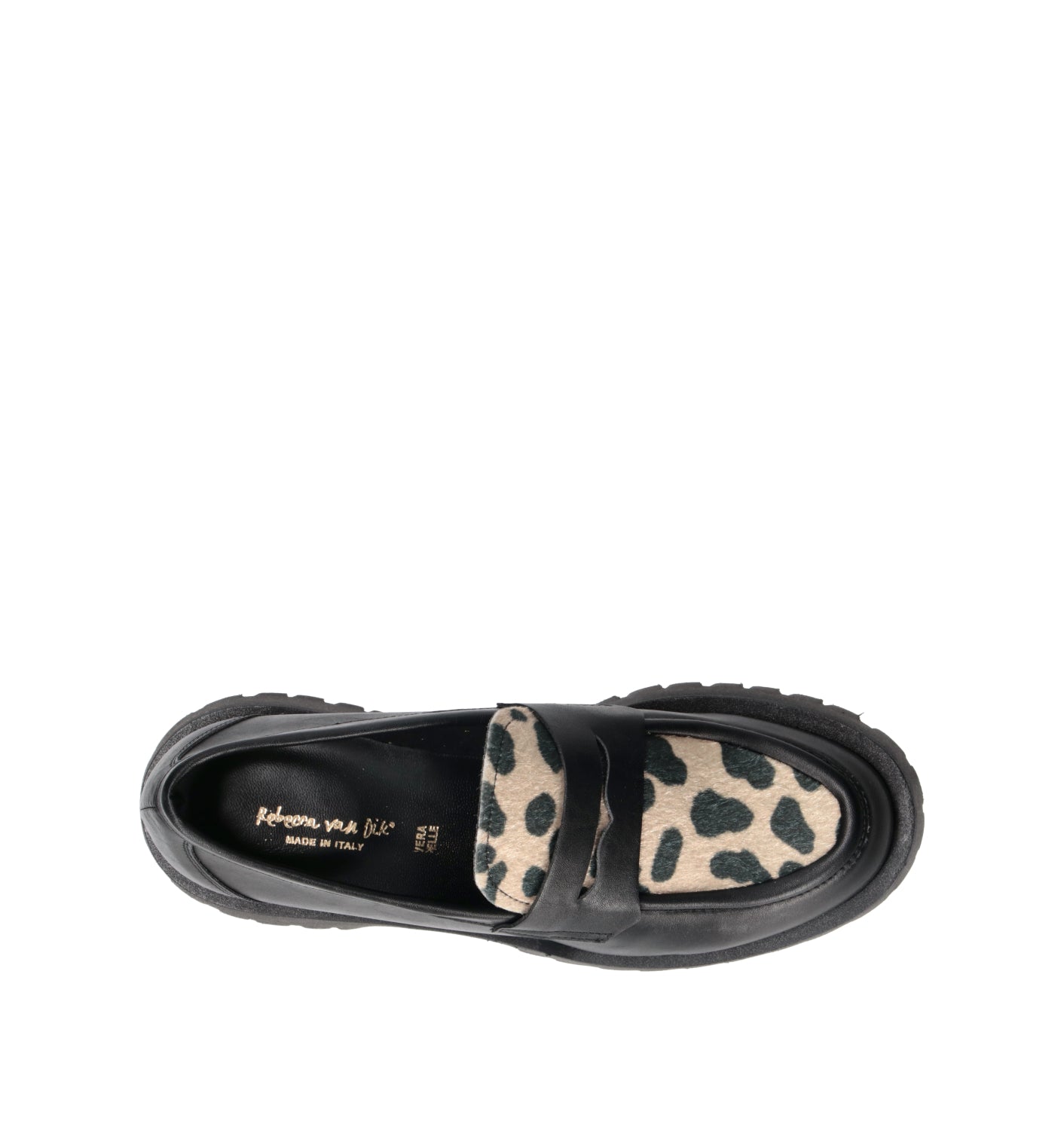 REBECCA VAN DIK Mocassino donna nero