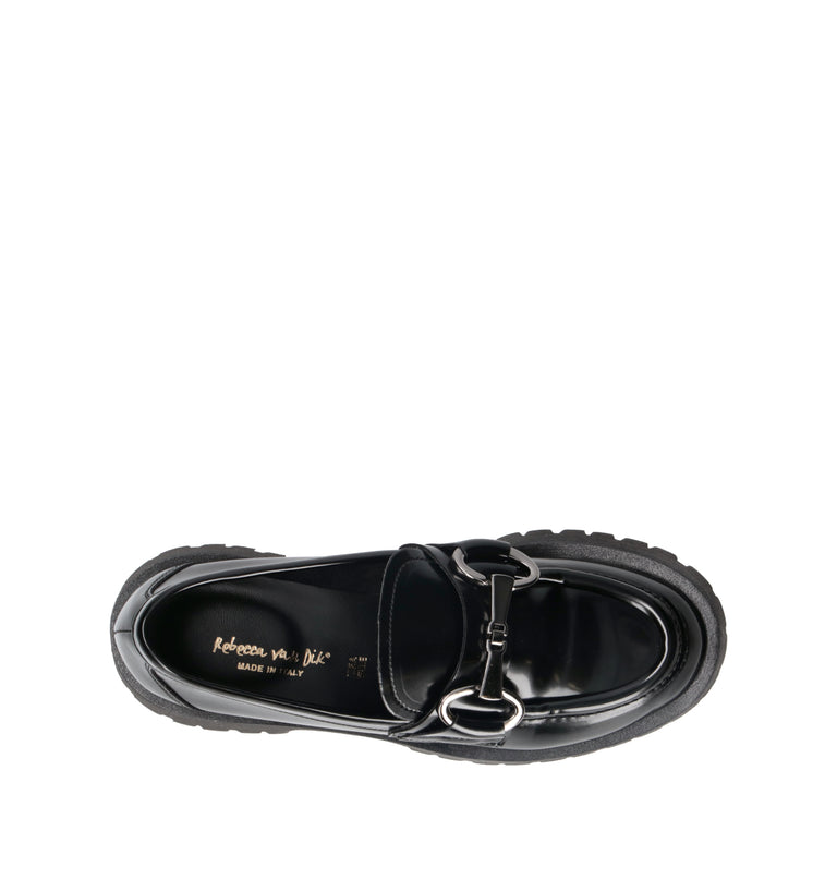 REBECCA VAN DIK Mocassino donna nero