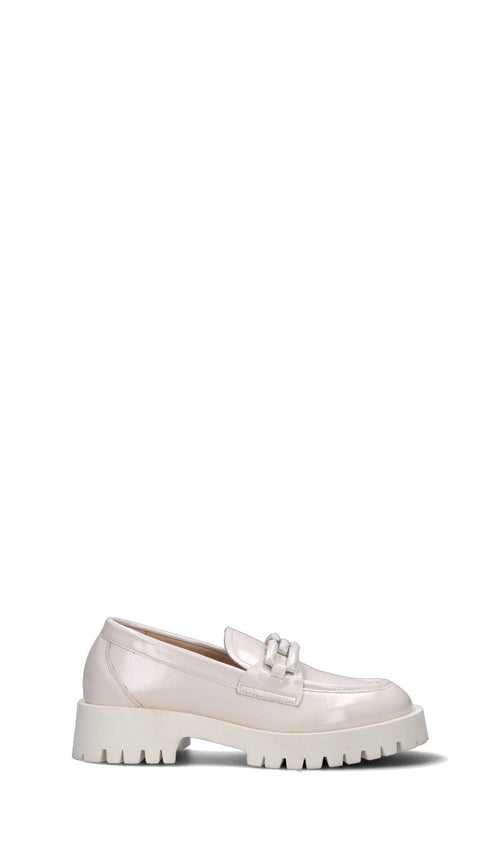 REBECCA VAN DIK Mocassino donna bianco