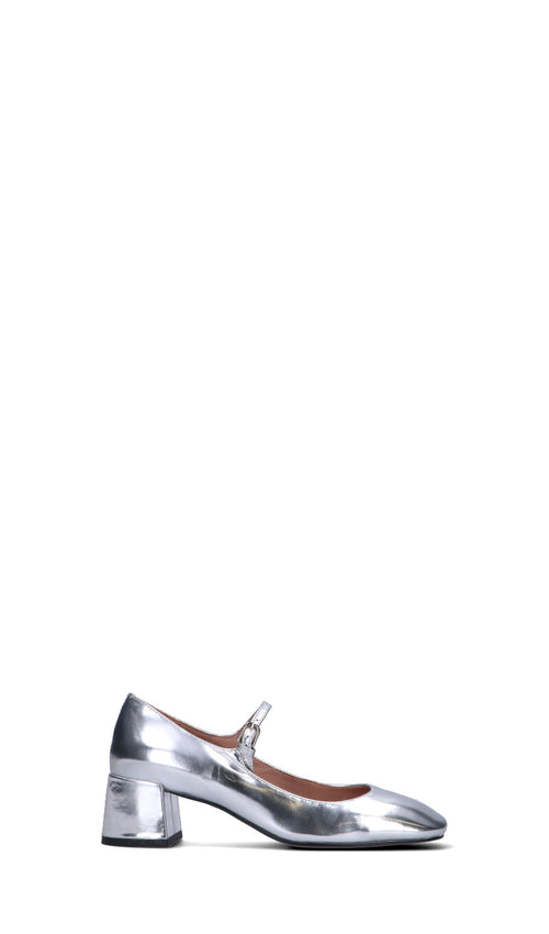 BIBI LOU Decollete donna argento in pelle