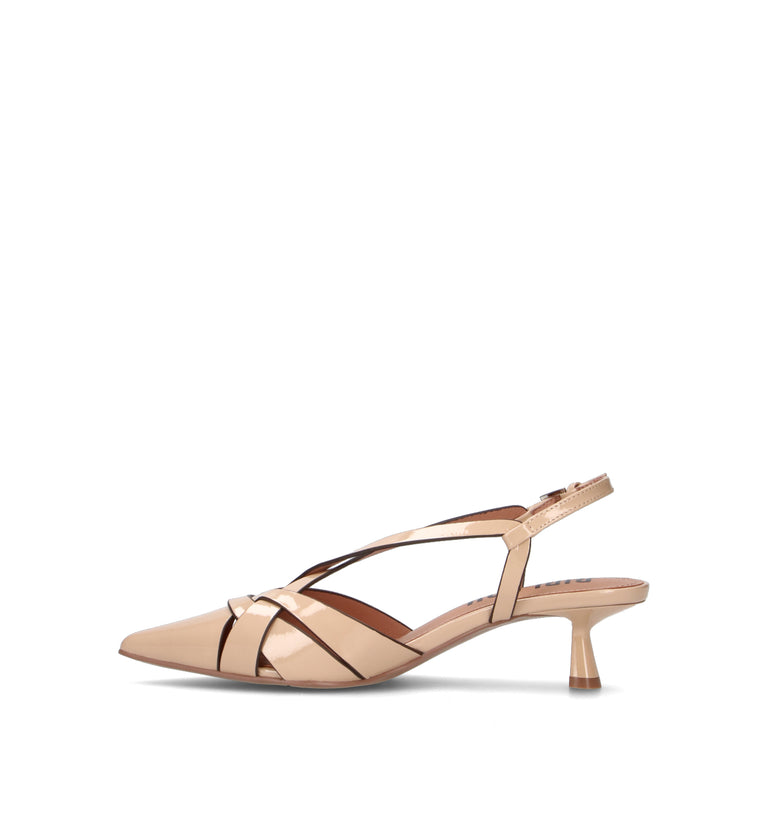 BIBI LOU Slingback donna beige in pelle