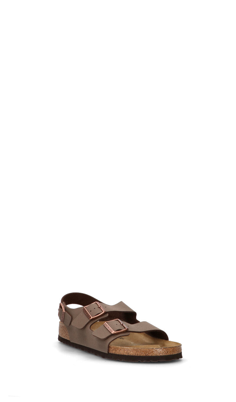 BIRKENSTOCK MILANO BS Ciabatta uomo marrone in pelle
