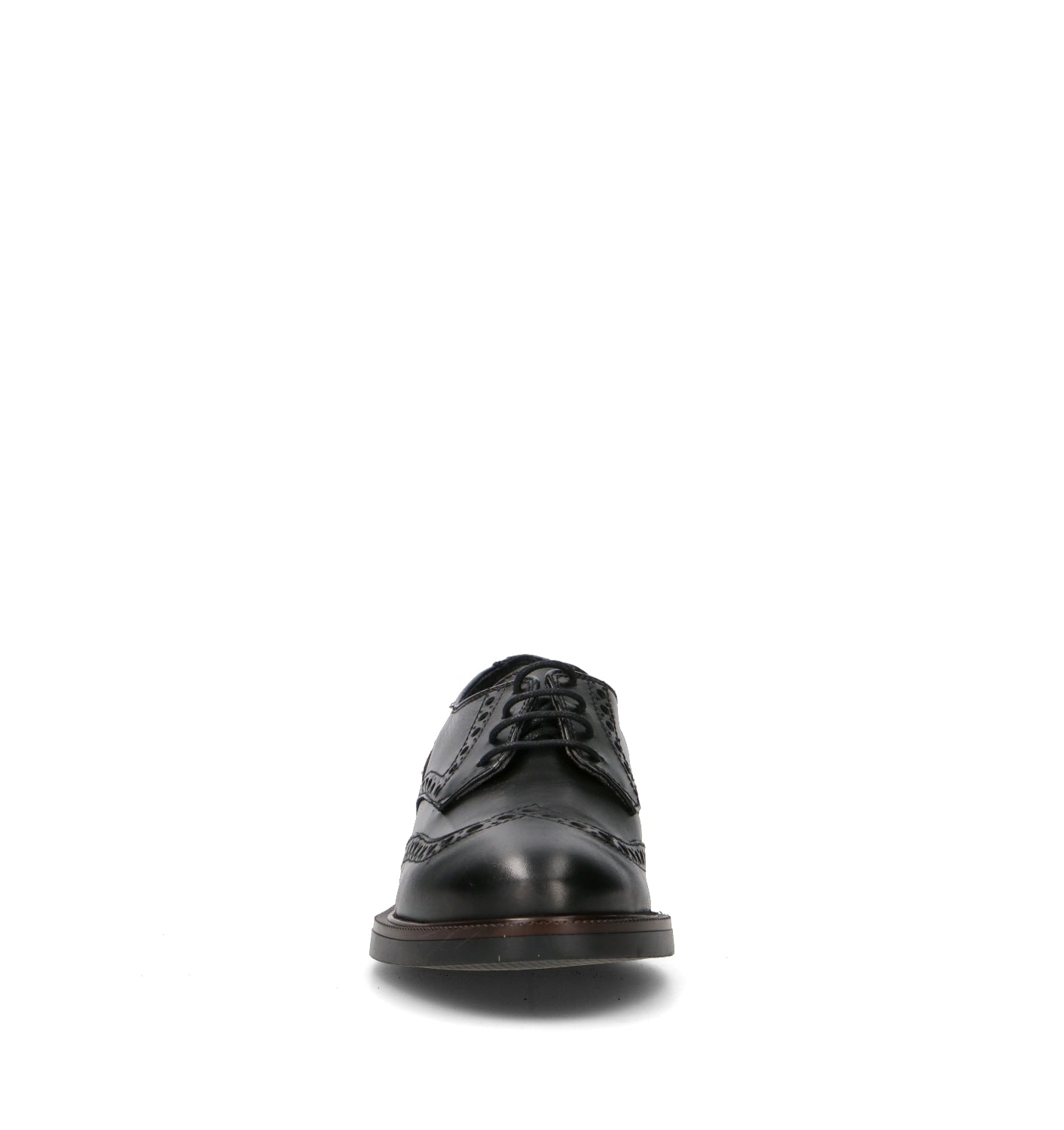 VARIOPINTO Stringata donna nera in pelle