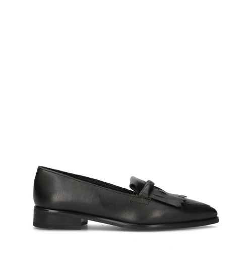 VARIOPINTO Mocassino donna nero in pelle